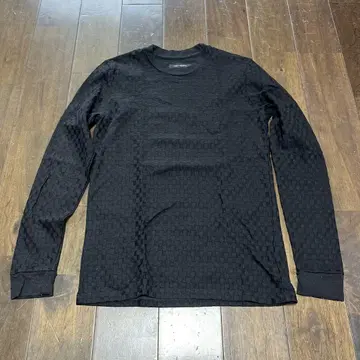 1PIU1UGUALE3 small checker l/s crew 롱티