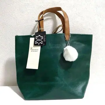 하자품 새상품 Kanana project 일본제 천연 가죽 토트백