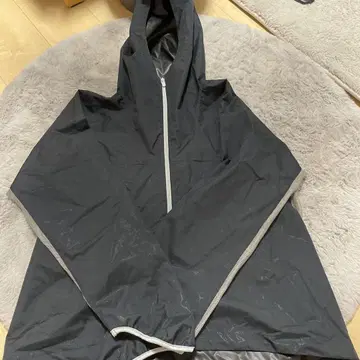 Sun Barrier 100 후드 부착 자켓 블랙