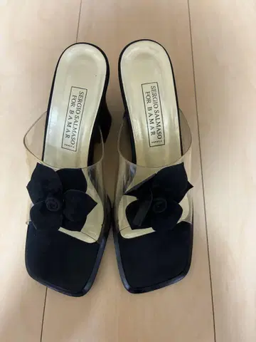 블랙 샌들 35