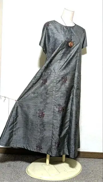 오시마  기모노 리메이크 롱 원피스 101