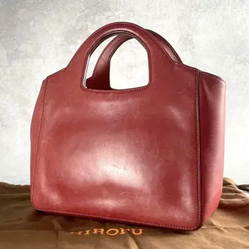 HIROFU 히로프 핸드백 H 로고 가죽 여성용