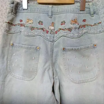 프랑슈리페 토끼 자수 바지