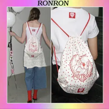 RONRON x Disney 콜라보 냅색 미사용 새상품 한국 브랜드