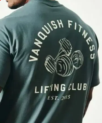Vanquish Fitness 리프팅 클럽 T셔츠