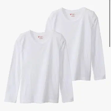 헤인즈 면 100% 피부에 익숙한 원포인트 로고 2P