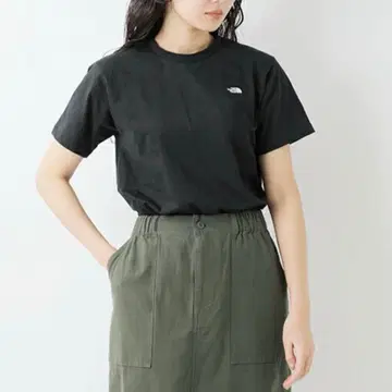 컨디션 최상 THE NORTH FACE 블랙 T셔츠 S