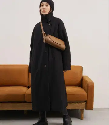 스탠드 카라 롱 코트 3way Auntie Rosa Holiday