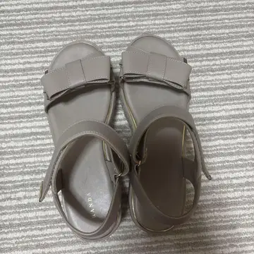 란다 2WAY 리본 스포츠 샌들 그레이