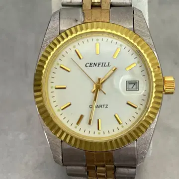 cenfill 쿼츠 손목시계 화이트