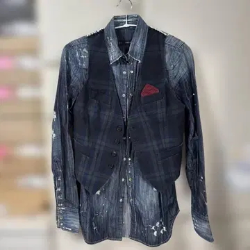 DSQUARED2 데님 셔츠