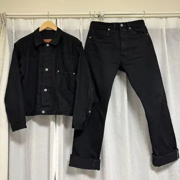 레어 단종 빨간색 택 대전 모델 tcb jeans bkbk 40s 셋업
