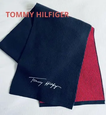 TOMMY HILFIGER 머플러 네이비 레드