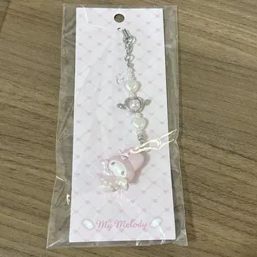 미사용 새상품 산리오 마이멜로디 꿈꾸는 엔젤 스트랩