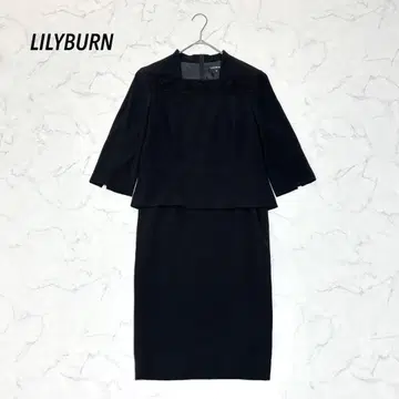 LILYBURN 도쿄 소와르 셋업풍 롱 원피스 블랙 13호