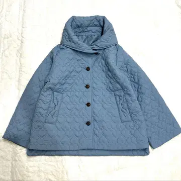 &IOVE 하트 퀼팅 자켓 경량