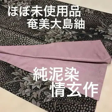 미사용품 아마미 오시마 명주 순니염