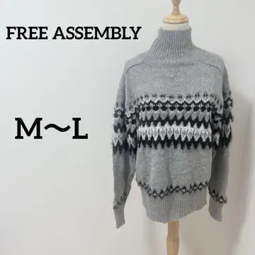 FREE ASSEMBLY 여성용 스웨터 M~L