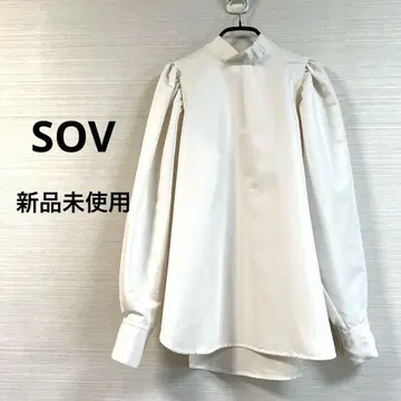 SOV 미사용 블라우스 퍼프 슬리브