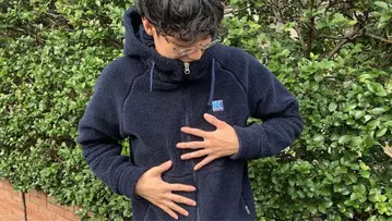 헬리한센 파이버 파일 후디 네이비 보아 플리스 M 후드티