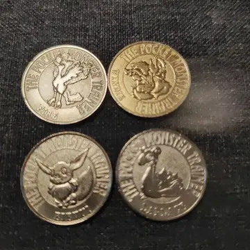 포켓몬 배틀 코인 4장