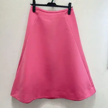 릭 핑크 플레어 스커트 38