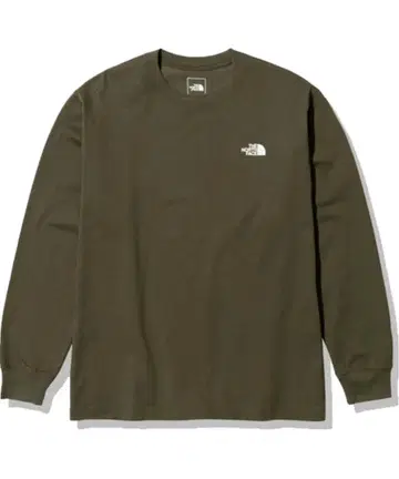 THE NORTH FACE 긴팔 티셔츠 올리브