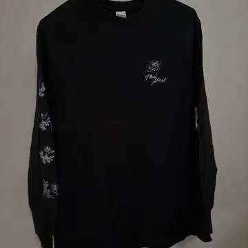 GILDAN 블랙 롱 슬리브 T셔츠 M