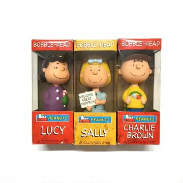 스누피 보블헤드 피규어 찰리 브라운 루시