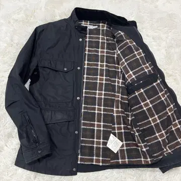 논네이티브 헌팅 자켓 집업 안감 체크 블랙 0 S 상당