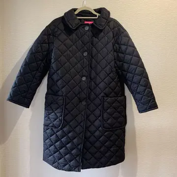 모카신 모카 준코 시마다 퀼팅 코트 LL