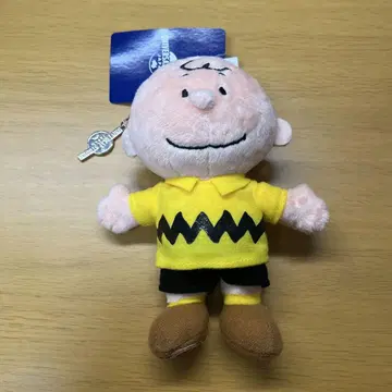 미사용 새상품 찰리 브라운 봉제 인형 키링 USJ