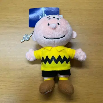미사용 새상품 찰리 브라운 봉제 인형 키링 USJ