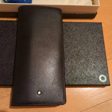 Montblanc 장지갑 블랙 가죽