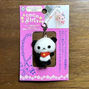산엑스 코코걸즈 스트랩 마스코트 치비누이 팬더