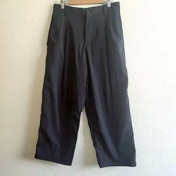 무인양품 MUJI 테이퍼드 팬츠 블랙 M 발수 원단 폴리에스테르 하의