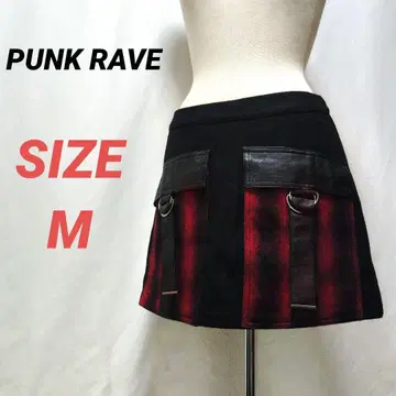 PUNK RAVE 펑크 레이브 미니 스커트 M y2k 페어리 그런지