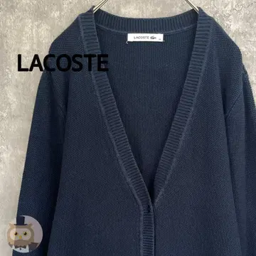 [ 인기 컬러 ] LACOSTE 사슴 니트 가디건 구제 의류 여성용