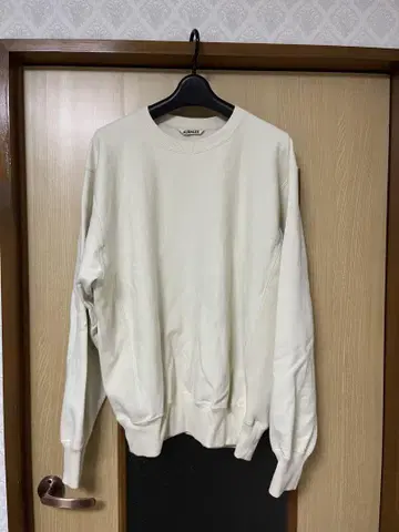 오라리 25ss SMOOTH SOFT BD SWEAT P/O