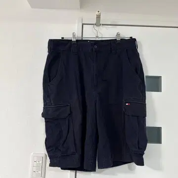 새상품급 tommy hilfiger 네이비 카고 숏팬츠 타미힐피거 L
