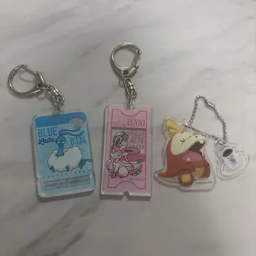 포켓몬 아크릴 키링 3세트