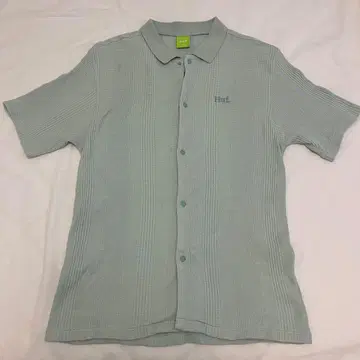 HUF 민트 그린 피케 셔츠
