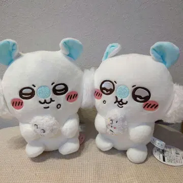 치이카와 (먼작귀) 모몽가 냠냠 봉제 인형 2종 세트