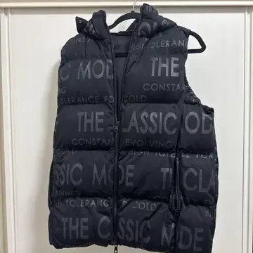 AZUL by MOUSSY 블랙 다운 베스트 L