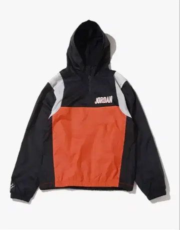 JORDAN 나일론 후디 자켓 오렌지/블랙