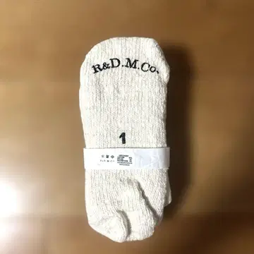 R&D.M.Co. 오가닉 코튼 삭스 사이즈 1