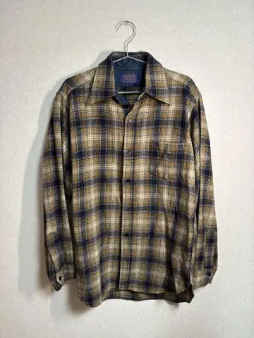 Pendleton 체크 무늬 플란넬 셔츠 M 사이즈