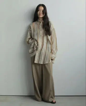 anuke Sheer Stripe Shirts