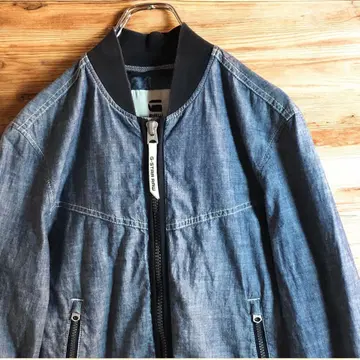 G-STAR RAW 데님 블루종 얇은 소재 XS