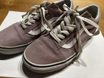 Vans 핑크 스웨이드 스니커즈 23.5